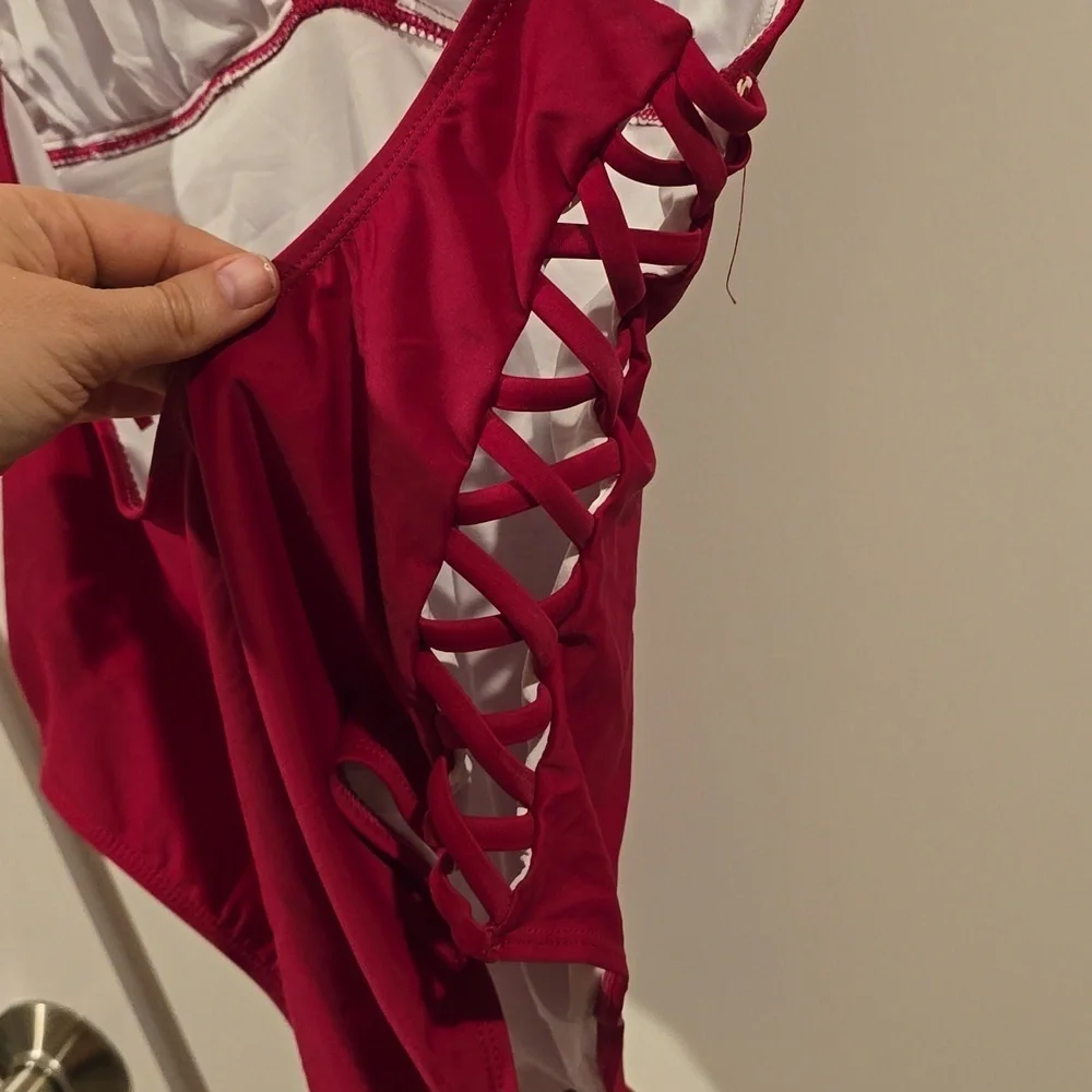 CUPSHE|‎ One-Piece | Pink Swimsuit| Size Medium​